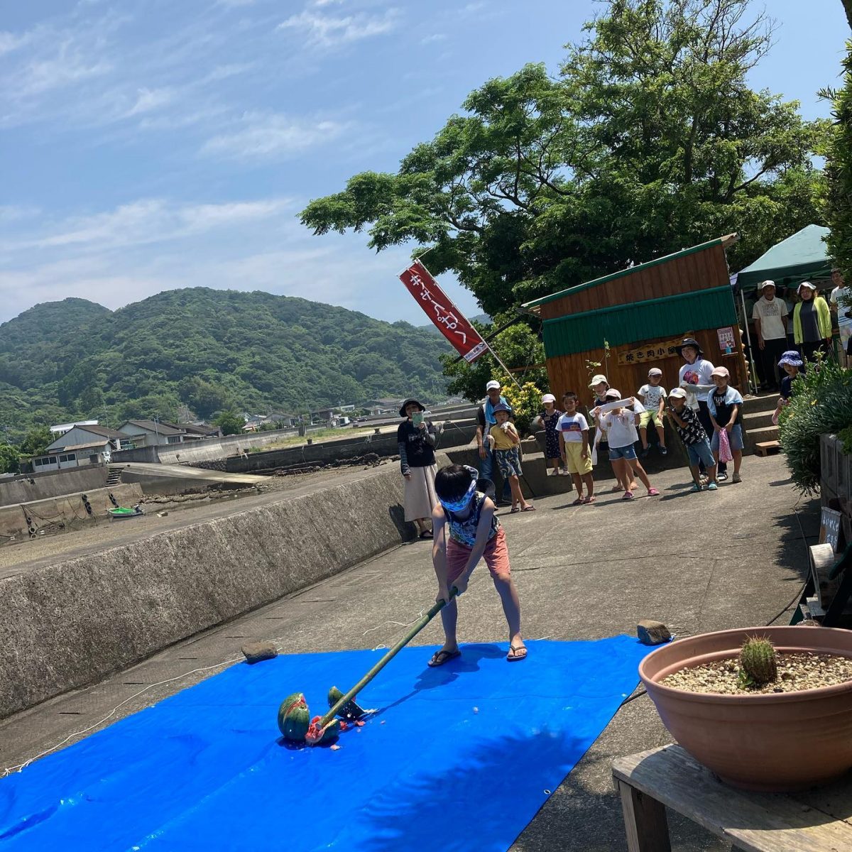 I participated in "Kyanpaku" as a program implementer (1) SatsumaSendai City Green Tourism